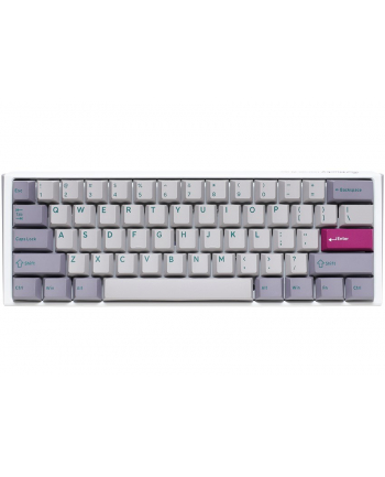 no name Ducky One 3 Mist Grey Mini Klawiatura Gamingowa, RGB LED - MX-Red (US)