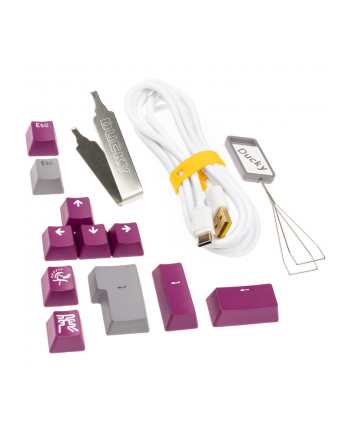 no name Klawiatura gamingowa Ducky One 3 Mist Grey SF, RGB LED - MX-Speed-Silver nr 2