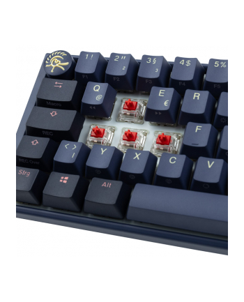 no name Ducky One 3 Cosmic Blue Mini Klawiatura Gamingowa, RGB LED - MX-Red