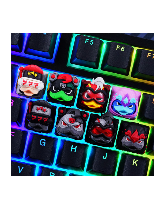 no name Ducky x Skróty klawiszowe Ducky League Rocket (Dark Edition) główny