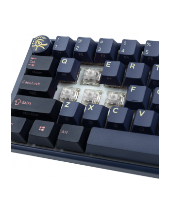 no name Mini klawiatura gamingowa Ducky One 3 Cosmic Blue, RGB LED - MX-Ergo-Clear (US)