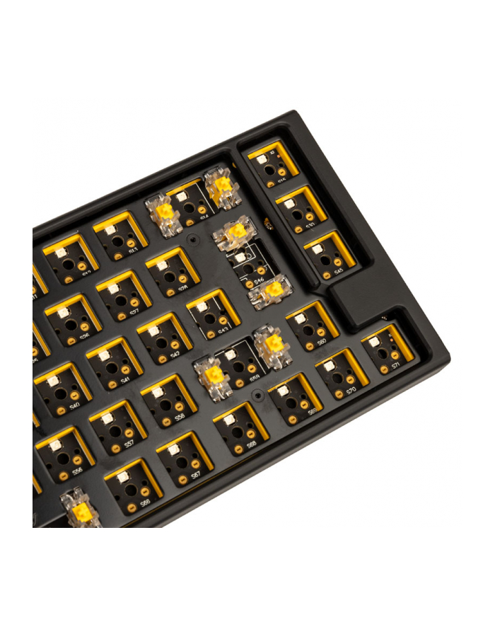 no name Ducky One 3 barebone z możliwością wymiany podczas pracy, SF - Układ ISO główny