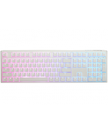 no name Klawiatura gamingowa Ducky One 3 Aura Biała z podświetleniem LED RGB - Gateron Baby Kangaroo