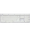 no name Klawiatura gamingowa Ducky One 2 White Edition PBT, MX-Black, Biała dioda LED - Biała - nr 1