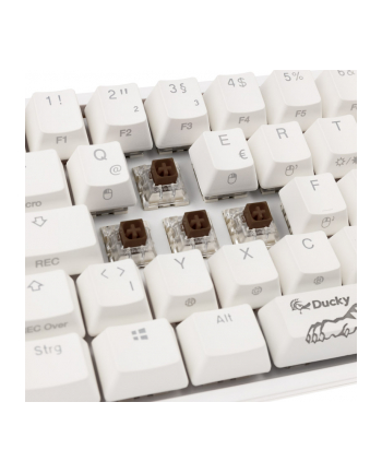 no name Klawiatura do gier Ducky One 2 Pro White Edition, RGB LED - Kailh Brown nr 1