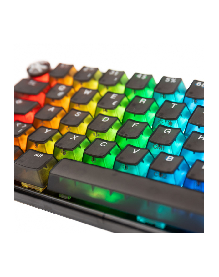 no name Klawiatura gamingowa Ducky One 3 Aura Black Mini z podświetleniem LED RGB - Kailh Jellyfish Y główny