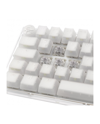 no name Ducky One 3 Aura Biała Mini Klawiatura Gamingowa, RGB LED - MX-Silver