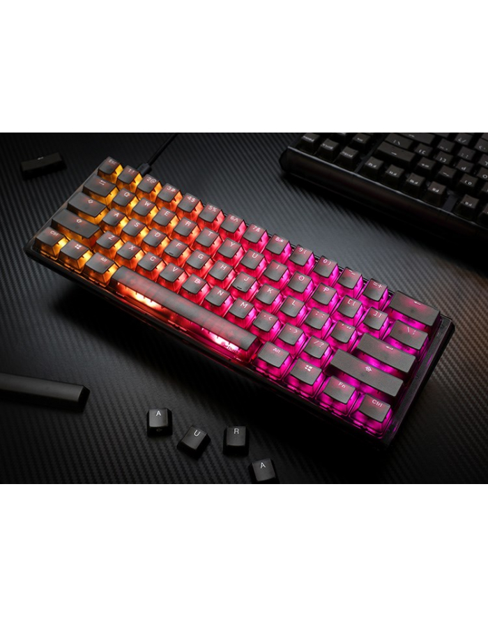 no name Klawiatura Gamingowa Ducky One 3 Aura Black Mini Gaming, RGB LED - MX-Silent-Red główny