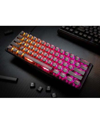 no name Klawiatura Gamingowa Ducky One 3 Aura Black Mini Gaming, RGB LED - MX-Silent-Red