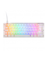 no name Ducky One 3 Aura Biała Mini Klawiatura Gamingowa, RGB LED - MX-Silent-Red - nr 25
