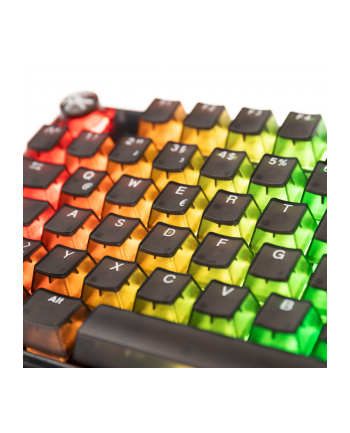 no name Klawiatura Gamingowa Ducky One 3 Aura Black, RGB LED - MX-Speed-Silver