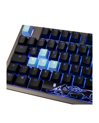 no name Klawiatura Gamingowa Ducky Shine 7 PBT, MX Black, RGB LED - Gunmetal