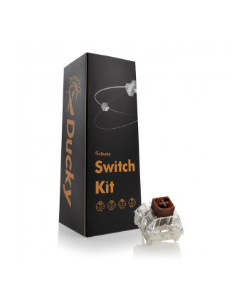 no name Przełączniki Ducky Kailh Box Brown, mechaniczne, 3-pinowe, dotykowe, trzpień MX, 50g - 110 sztuk nr 2