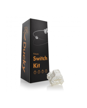 no name Ducky Kailh Box White Przełączniki, mechaniczne, 3-pinowe, klikalne, MX-Stem, 45g - 110 sztuk nr 2