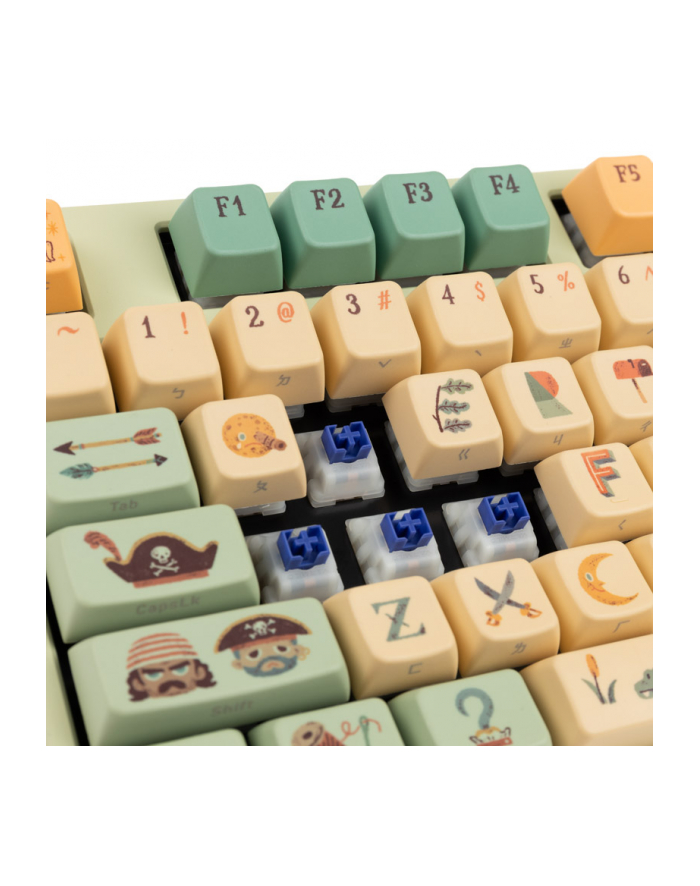 no name Klawiatura do gier Ducky x Dimanche One 2 Pro, Piotruś Pan - Varmilo V2 Iris (USA) główny