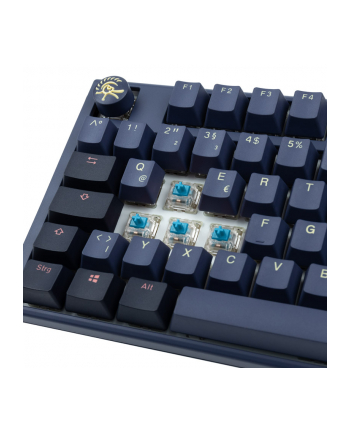 Klawiatura Gamingowa Ducky One 3 Cosmic Blue, RGB LED - MX-Blue DE key layout