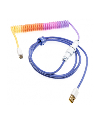 no name Ducky Premicord Afterglow spiralny USB Type-C do Type-A - 18m nr 2