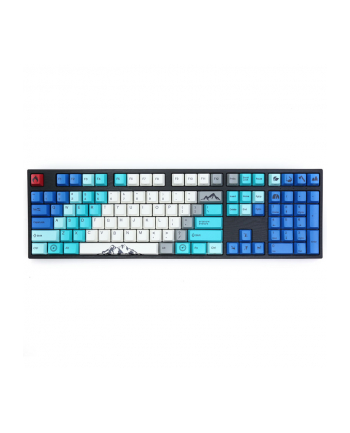 no name Klawiatura gamingowa Varmilo VEA108 Summit R1, MX-Brown, biała dioda LED - układ amerykański nr 2