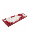 no name Klawiatura gamingowa Varmilo VEA108 Koi, MX-Silent-Red, biała dioda LED - układ amerykański - nr 1