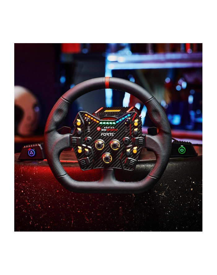 Asetek SimSports GT Obręcz kierownicy - Zamknięte D, czarny główny