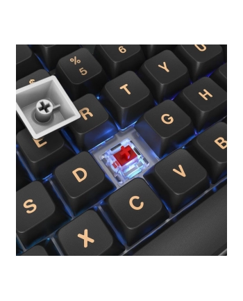 no name Klawiatura do gier Montech MKey TKL Darkness - GateronG Pro 20 Czerwona (US)