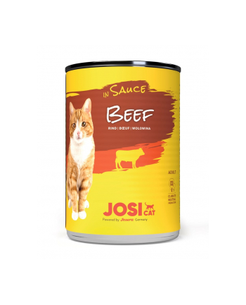 JOSERA JosiCat Wołowina w sosie - mokra karma dla kota - 415 g