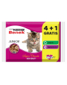 Super Benek dla kota Junior - mokra karma dla kota - 4+1 100 g GRATIS! - nr 1