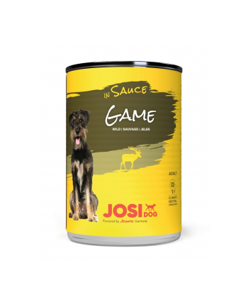 JOSERA JosiDog Dziczyzna w sosie - mokra karma dla psa - 415 g