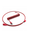 no name CableMod PRO spiralny do klawiatury USB-C na USB Typ A, Republic Red - 150cm - nr 1