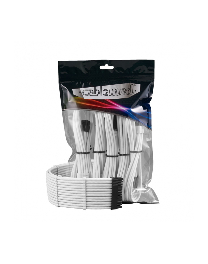 no name CableMod PRO ModMesh 12VHPWR Cable Extension Kit - biały główny