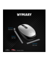 hewlett-packard Mysz HP 240 Pike Silver Bluetooth Mouse bezprzewodowa srebrno-czarna 43N04AA - nr 69