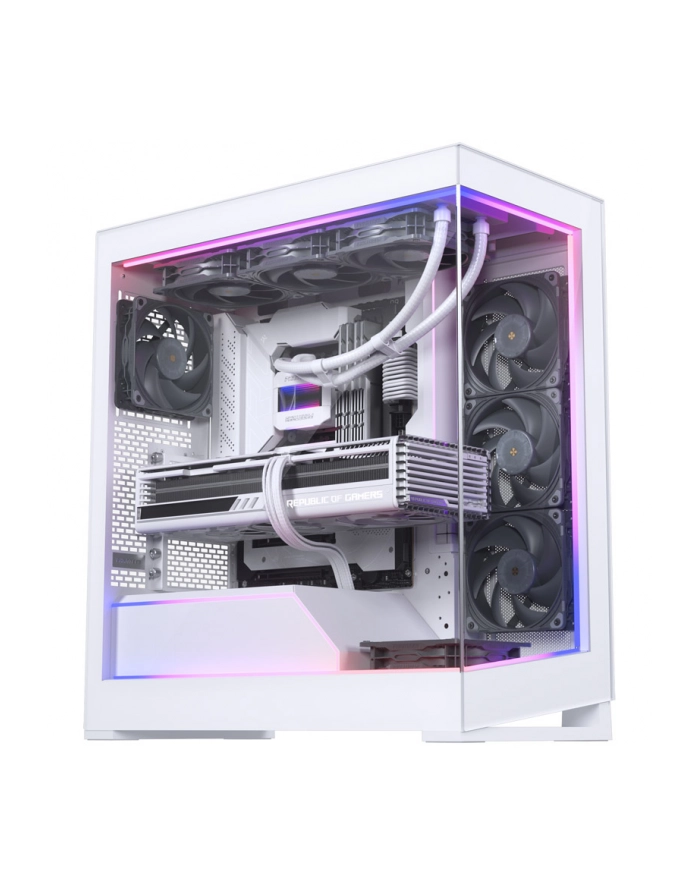 no name Phanteks NV5 Premium DRGB Kit + Power Hub, 3x na ramę zewnętrzną, 1x osłona płyty głównej - biała główny