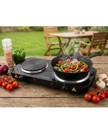 ESPERANZA KUCHENKA ELEKTRYCZNA YELLOWSTONE 1500W + 1000W CZARNA EKH014K nr 1