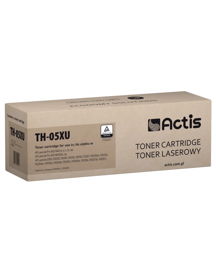 Actis TH-05XU Toner Uniwersalny (zamiennik HP 05X CE505X, CF280X, Standard; 7200 stron; czarny) główny