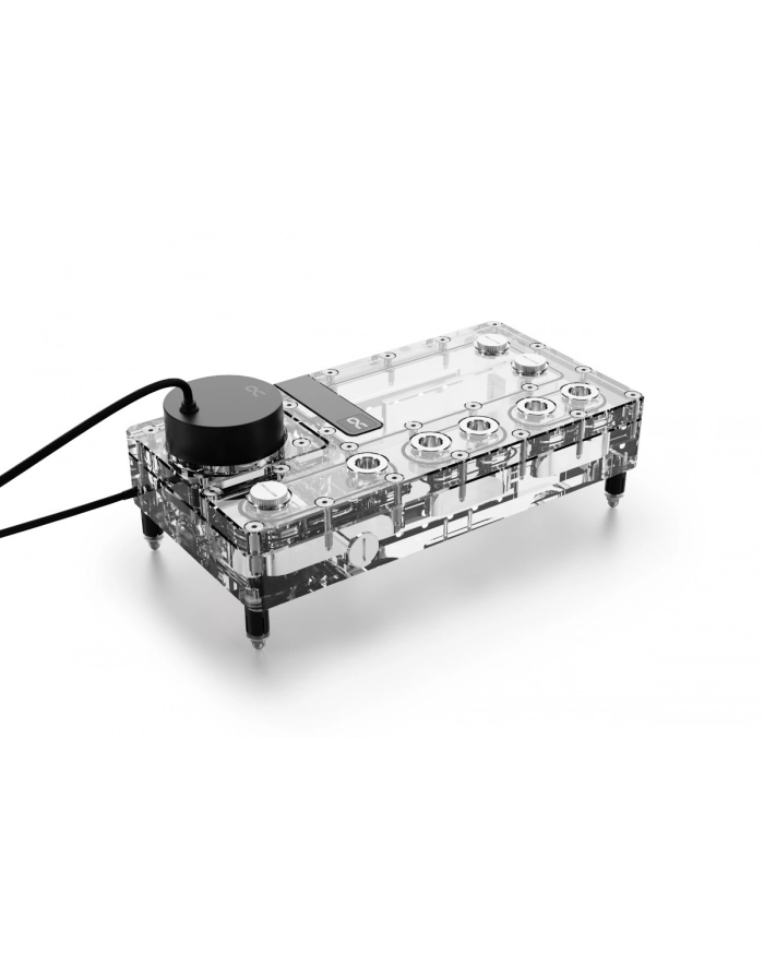 no name Alphacool Core Distro Plate 240 mm Prawy z VPP, ARGB - Akryl główny