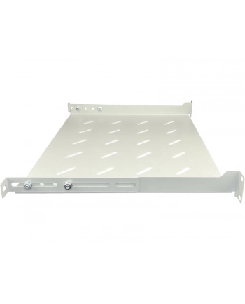 ALANTEC-Półka stała 19''; 1U głęb 350mm, kolor szar