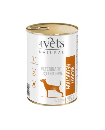 4VETS NATURAL - Weight Reduction Dog 400g nr 1