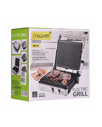 Grill elektryczny 3w1 2000W MR-721 MAESTRO