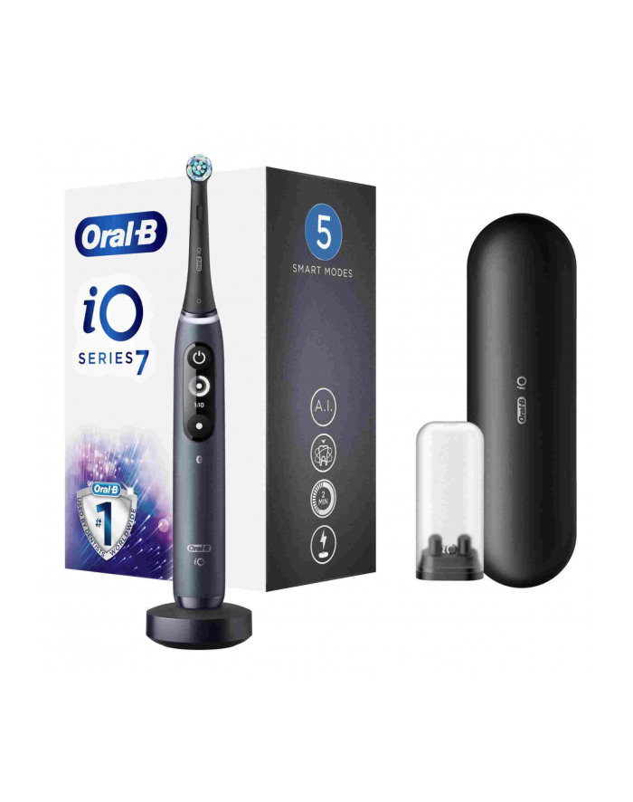 no name Elektryczna szczoteczka do zębów Oral-B iO8 Series Duo Dla dorosłych Akumulator Czarny Onyks/Biały Liczba główek szczoteczki w zestawie 2 Liczba trybów szczotkowania zębów 6 główny