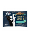 purina nestle FELIX Deliciously Sliced Rybne Smaki - mokra karma dla kota - 4x 80 g - nr 1