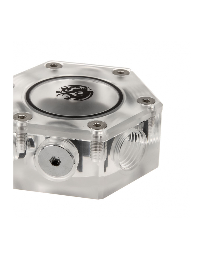 no name Sześciokątny wskaźnik przepływu Bitspower główny