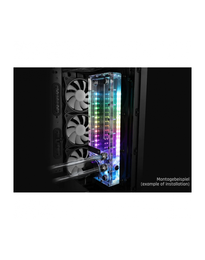 no name Alphacool Core Flat Reservoir 240, z pompą VPP - prawy główny