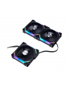 Lian Li UNI FAN SL120 V2 RGB PWM Fan, Triple-pack Black - nr 1