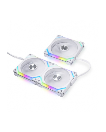 Lian Li UNI FAN SL120 V2 RGB PWM Fan, Triple-pack White