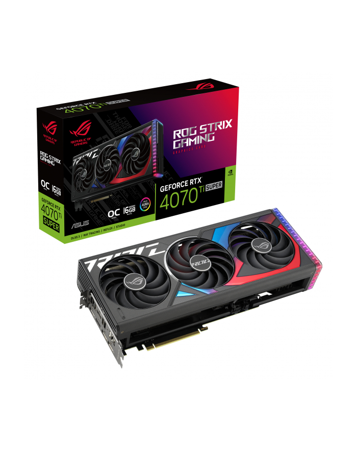 Karta graficzna ASUS ROG Strix RTX 4070 Ti SUPER OC 16GB GAMING główny