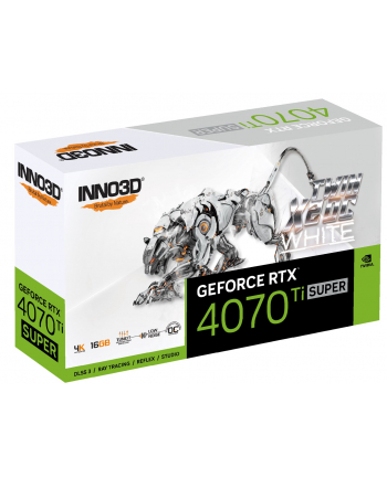 Karta graficzna INNO3D GeForce RTX 4070 Ti SUPER TWIN X2 OC WHITE