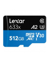 no name MEMORY MICRO SDXC 512GB UHS-I/W/ADAPTER LSDMI512BB633A LEXAR - nr 1