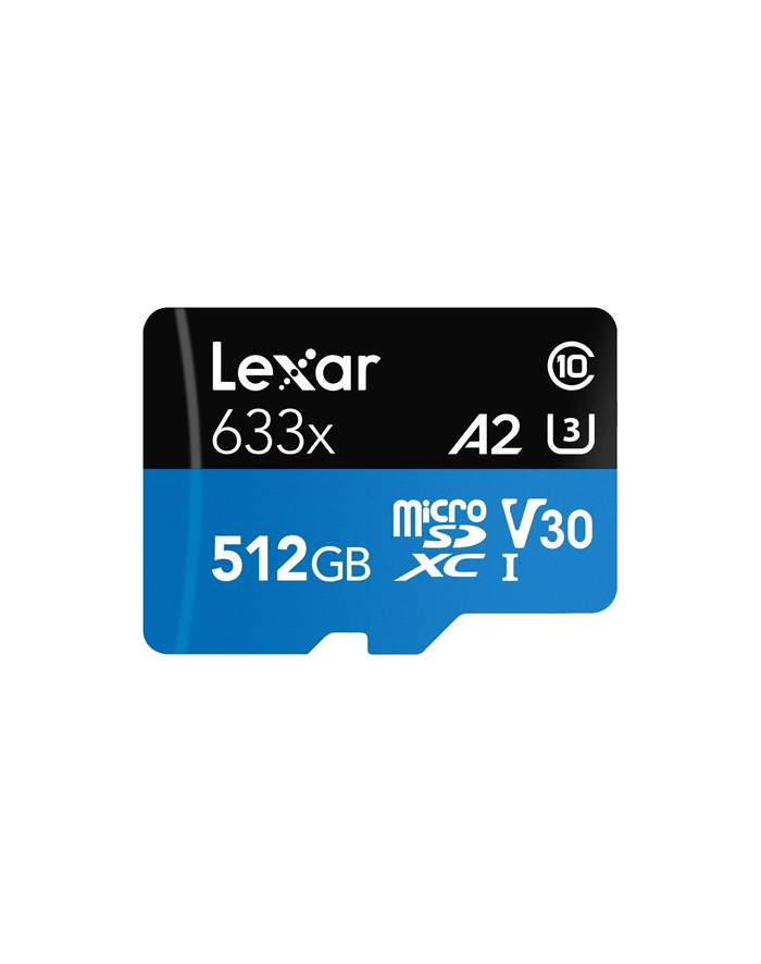 no name MEMORY MICRO SDXC 512GB UHS-I/W/ADAPTER LSDMI512BB633A LEXAR główny