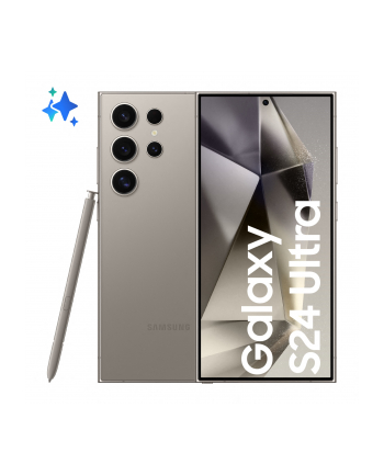 Smartfon Samsung Galaxy S24 Ultra (S928) 12/512GB 6,8''; 3120x1440 5000mAh 5G Dual SIM tytan szary