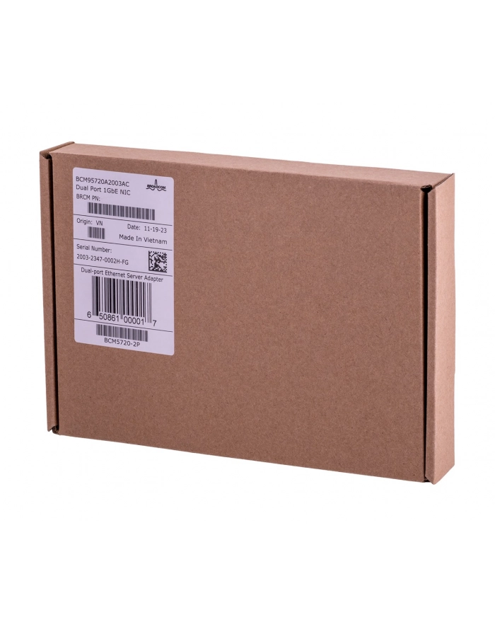 Broadcom karta sieciowa BCM5720-2P 2x 1GbE RJ45 PCIe NIC 20 x1 główny